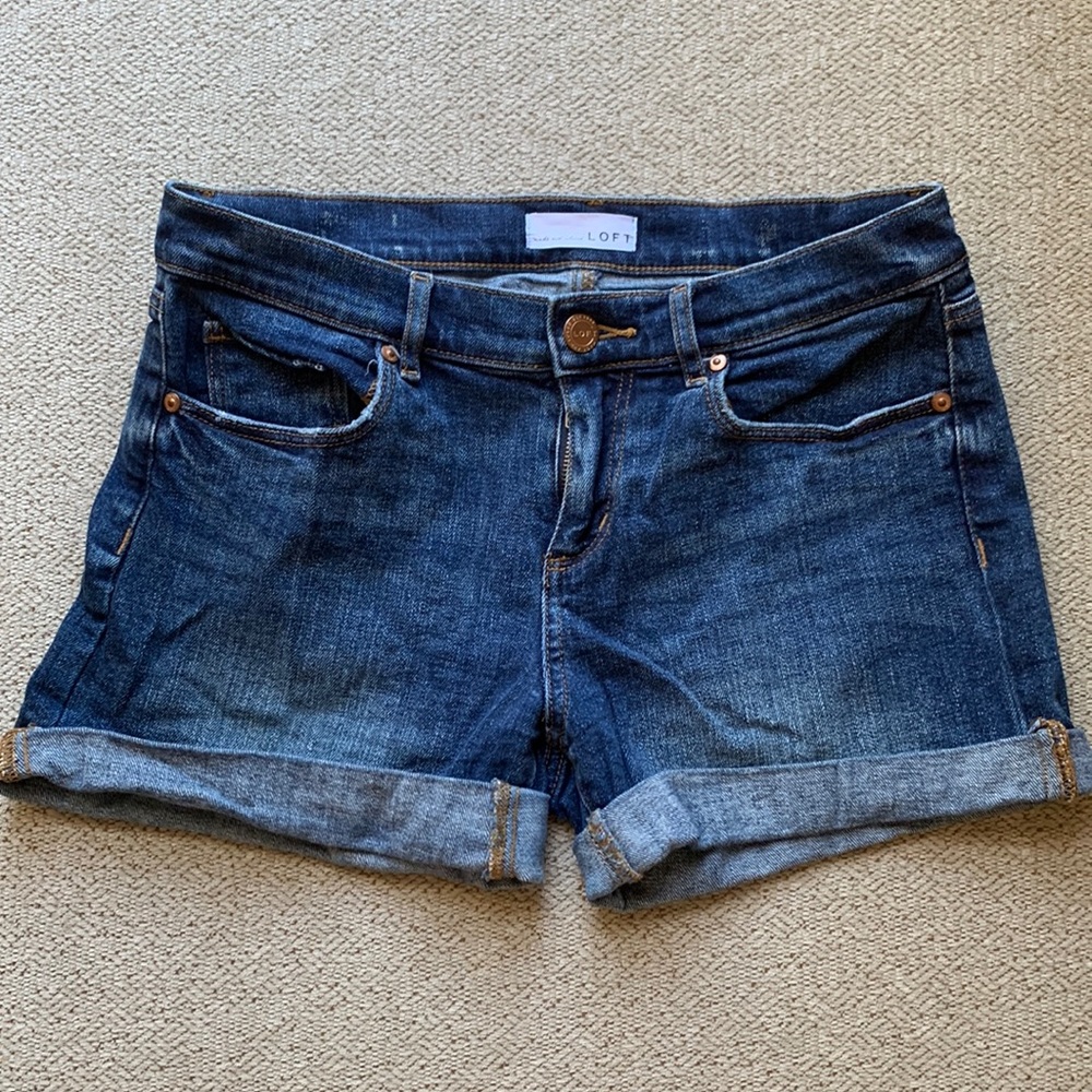 Loft jean shorts size 0/25